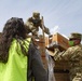 Iowa Army National Guard Soldiers assist local mobile food pantry