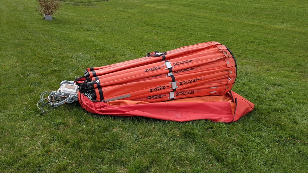 NY Army National Guard helicopter crews conduct water bucket training over Lake Ontario