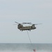 NY Army National Guard helicopter crews conduct water bucket training over Lake Ontario