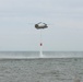 NY Army National Guard helicopter crews conduct water bucket training over Lake Ontario