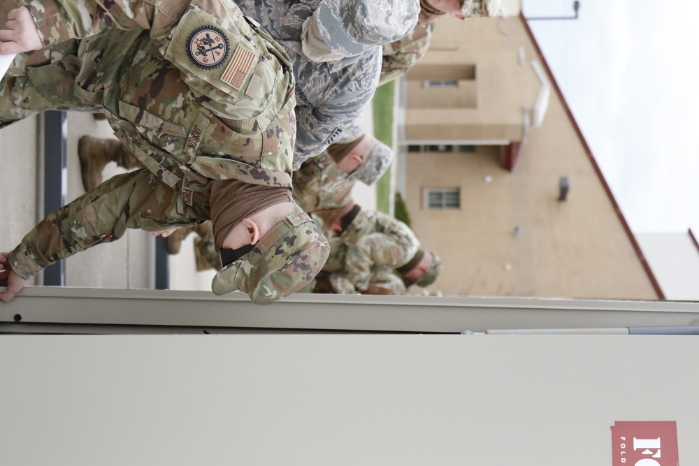 185th ARW prepare mobile office trailer