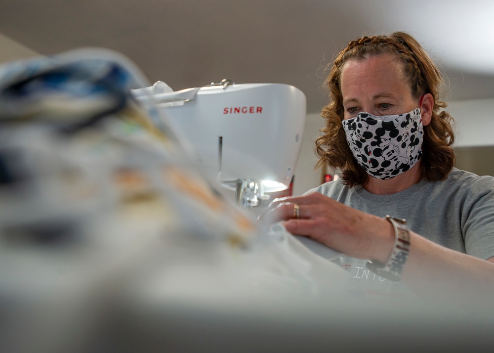 AF family teams up, makes masks to protect community from COVID-19