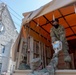 Soldiers load donated groceries