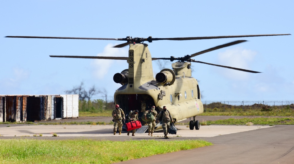 Brig. Gen. Kaoiwi visit troops on Maui, Moloka'i and Lanai