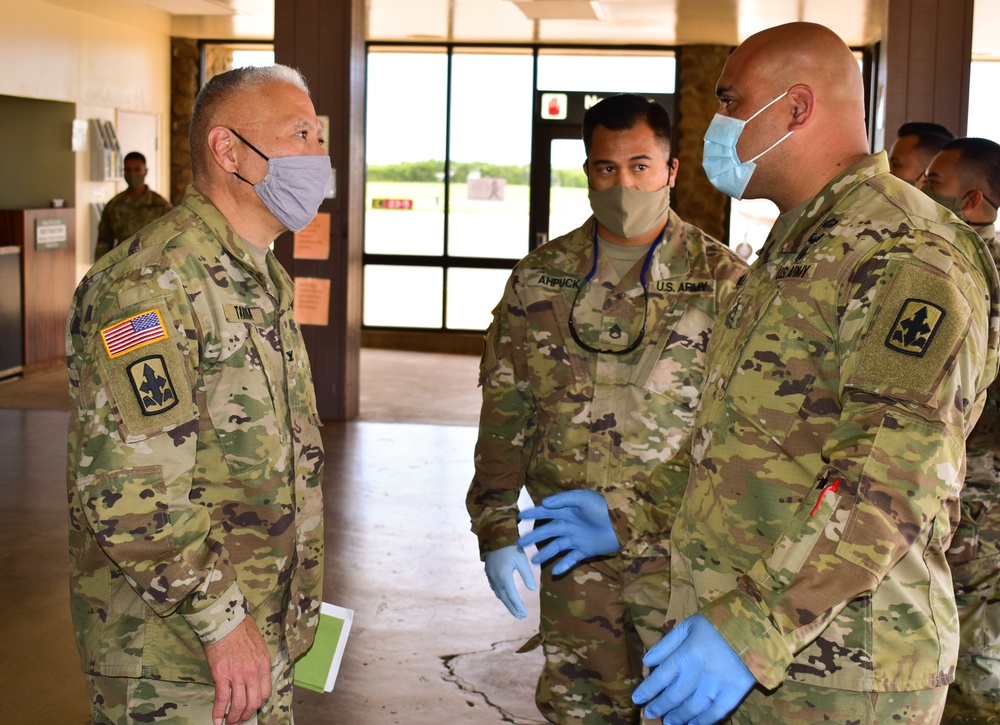 Brig. Gen. Kaoiwi visit troops on Maui, Moloka'i and Lanai