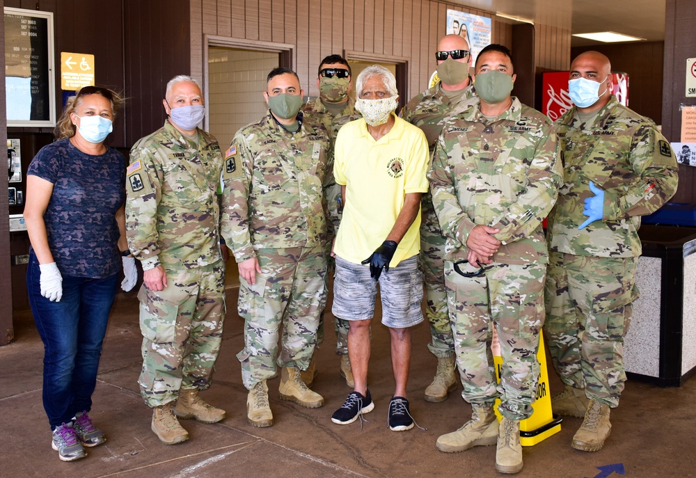 Brig. Gen. Kaoiwi visit troops on Maui, Moloka'i and Lanai