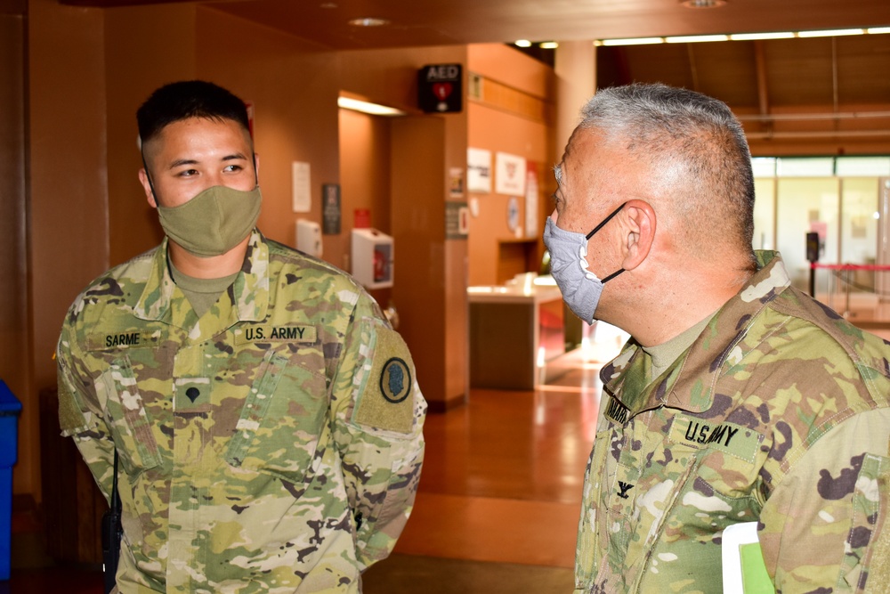 Brig. Gen. Kaoiwi visit troops on Maui, Moloka'i and Lanai