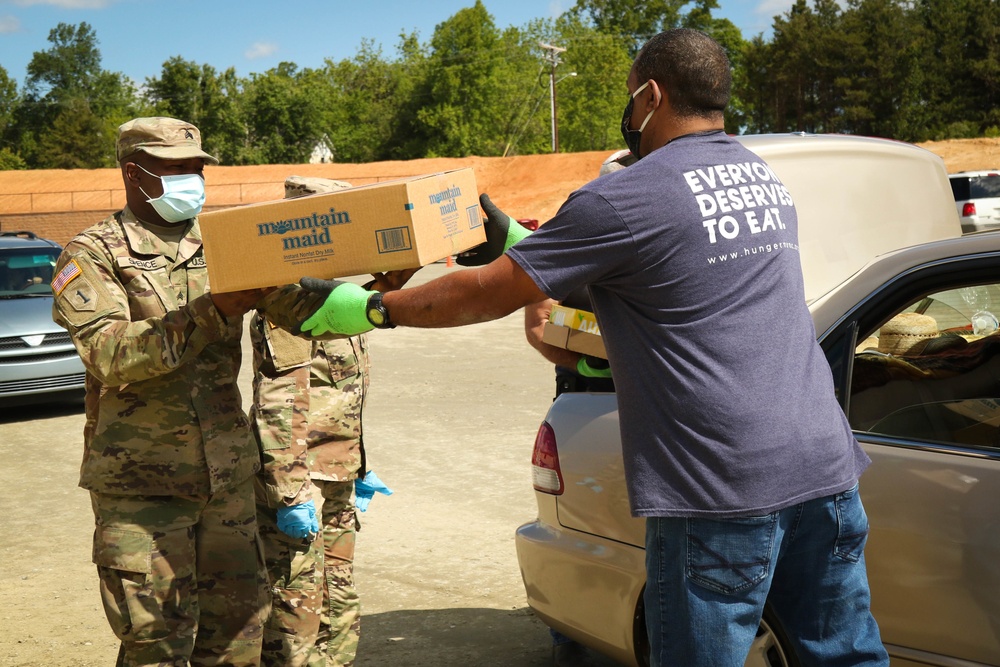 NCNG Soldiers Help Local Communities During COVID-19