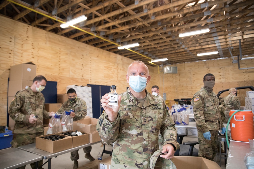 Delaware National Guard assemble care packages for COVID-19 testing sites