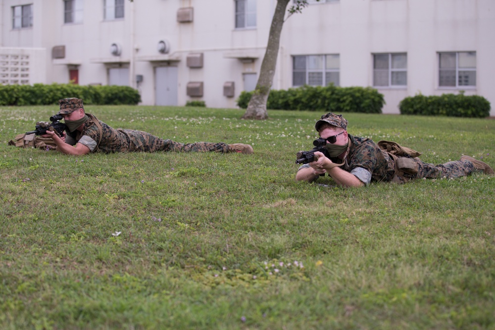 31st MEU Marines practice fundamental marksmanship skills