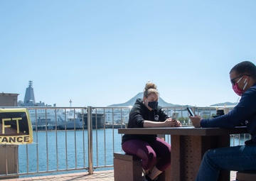 Sailors Eating Separated