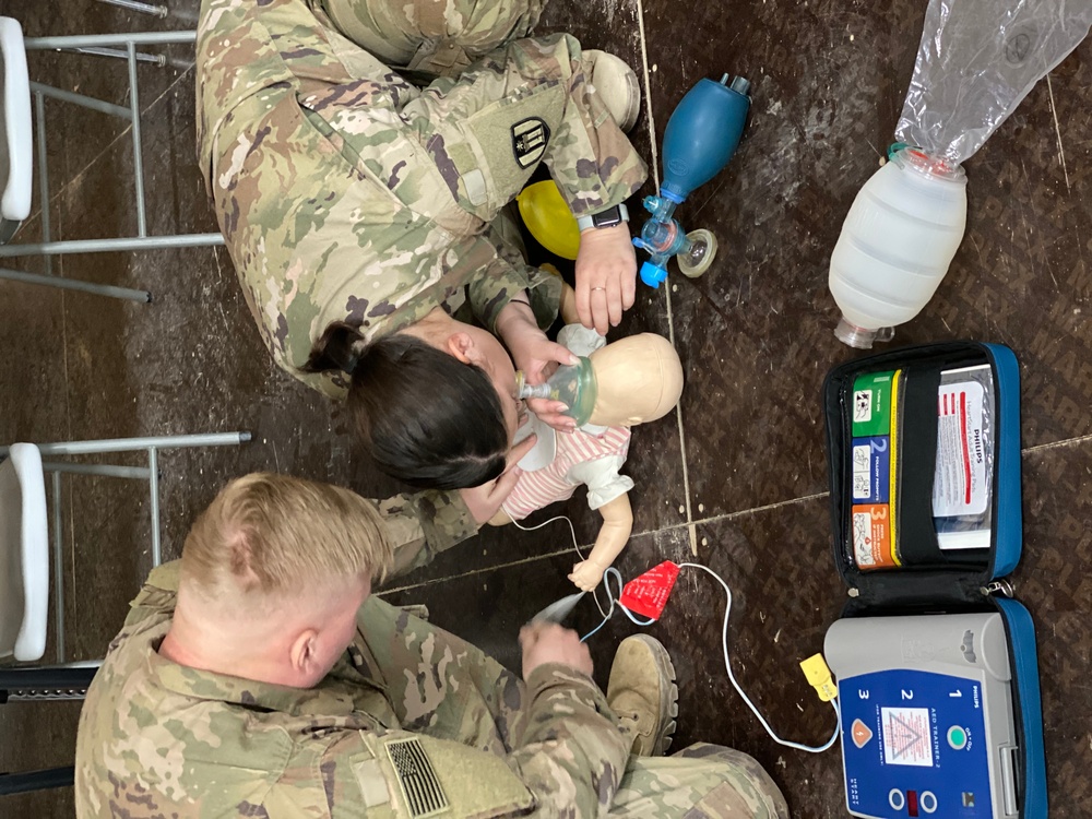 Soldier Recertifies 31 Combat Medics