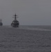 USS Halsey and USS John Paul Jones conduct a live-fire exercise