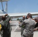 Commander, 552nd Air Control Wing, enjoys final flight