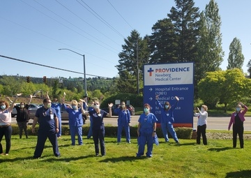 Oregon, Southwest Washington F-15 flyovers a chance to thank medical providers during pandemic response