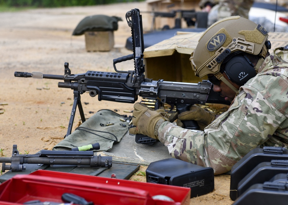 SJAFB 4th SFS Airmen Visit Fort Bragg Range to Qualify on M249 SAW