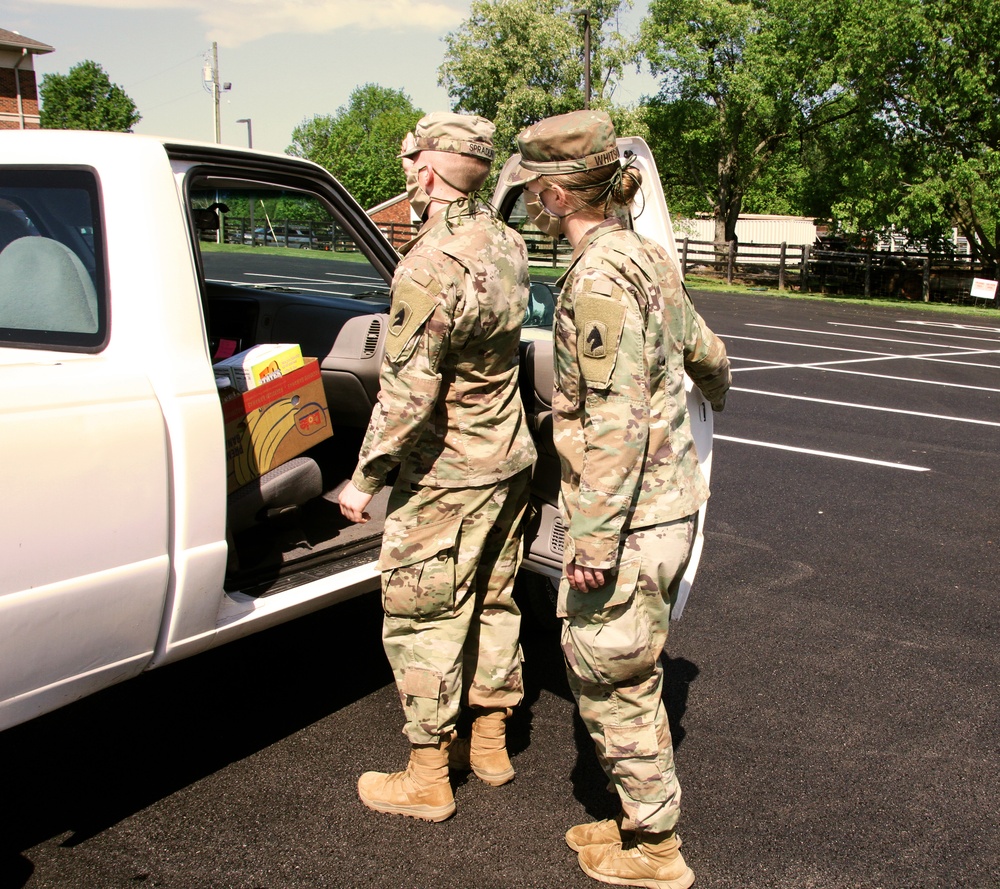 Kentucky Food Bank works with Guard to provide to community