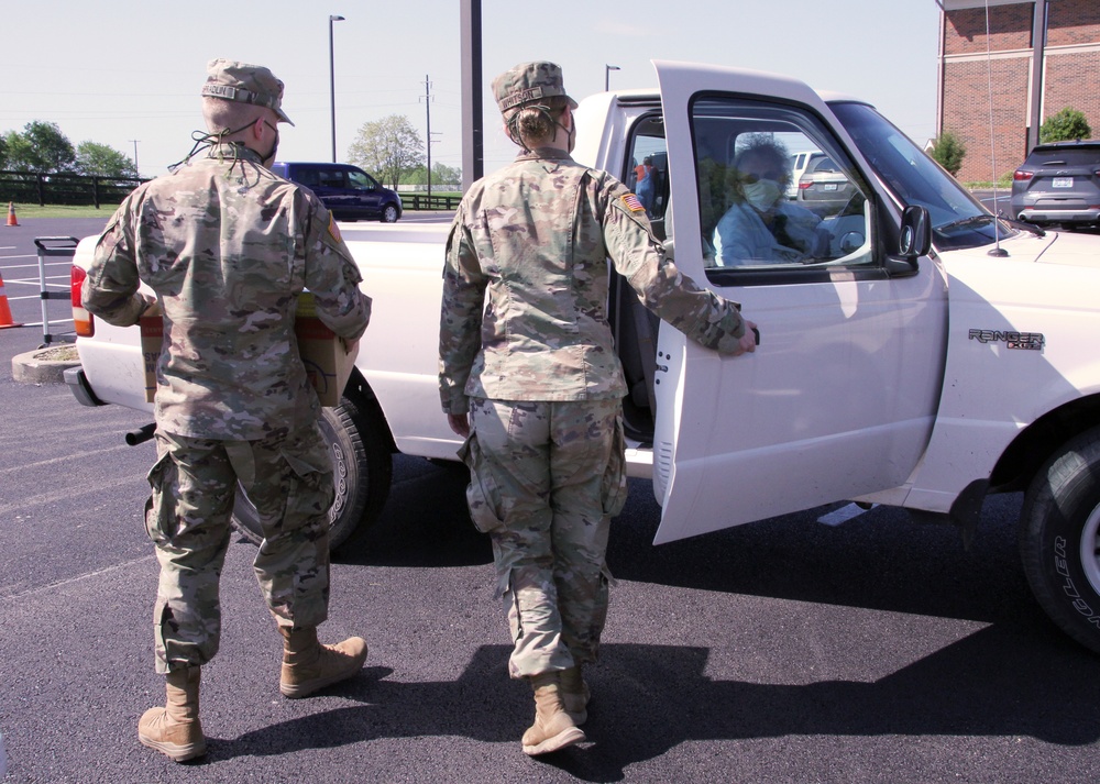 Kentucky Food Bank works with Guard to provide for community