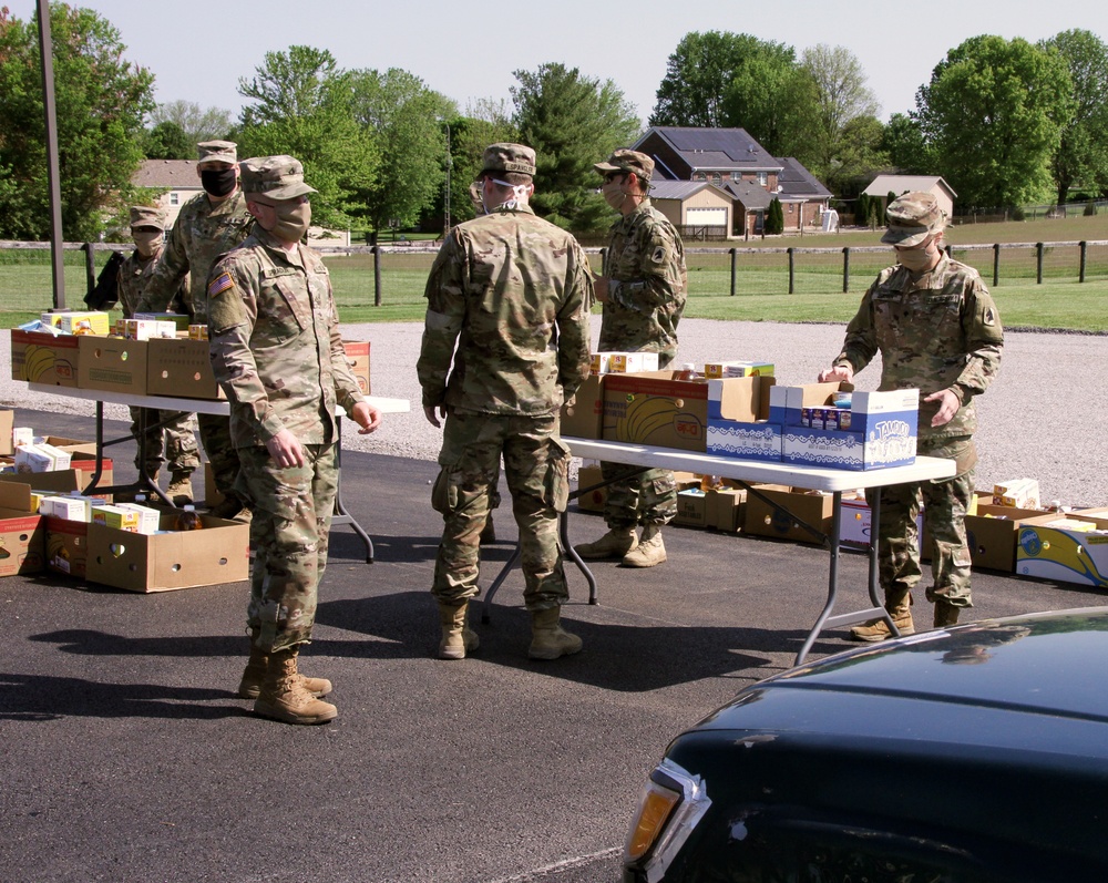 Kentucky Food Bank works with Guard to provide to community