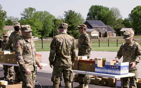 Kentucky Food Bank works with Guard to provide to community