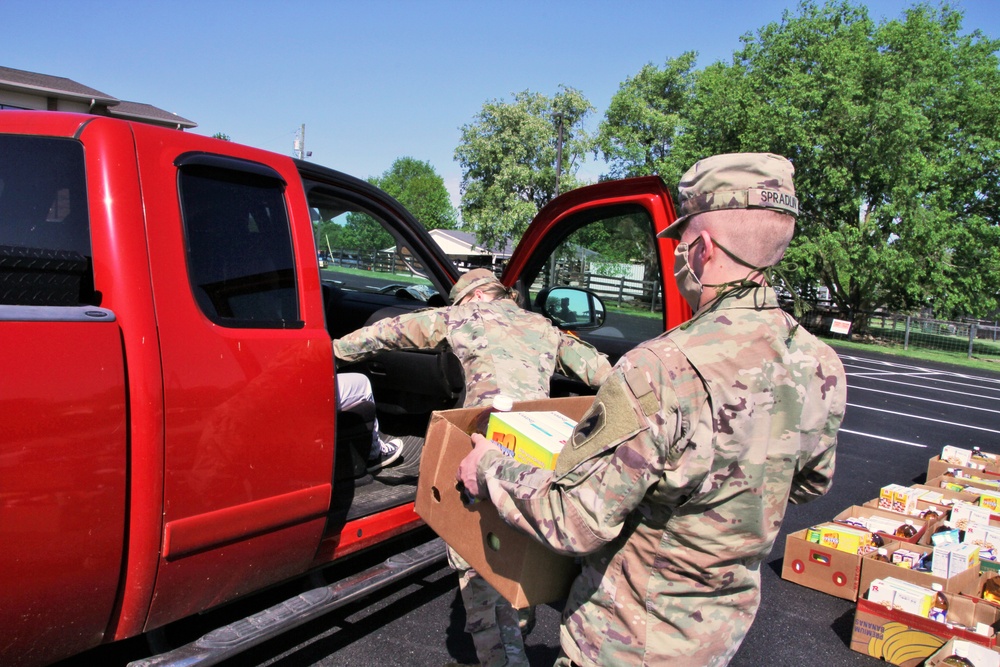 Kentucky Food Bank works with Guard to provide to community