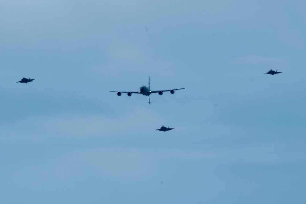 914th ARW and 158th FW flyover salute to WNY