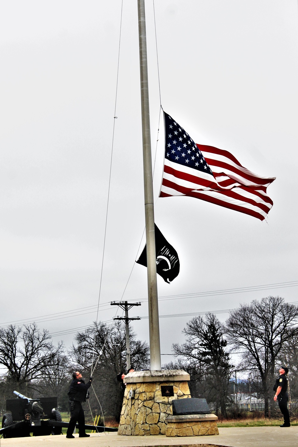 Police officers complete flag duty at Fort McCoy