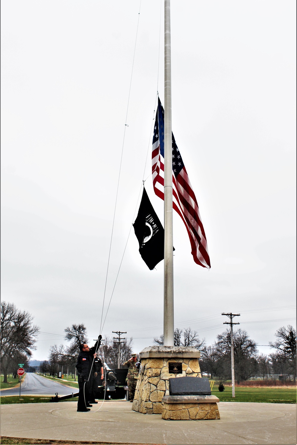 Police officers complete flag duty at Fort McCoy