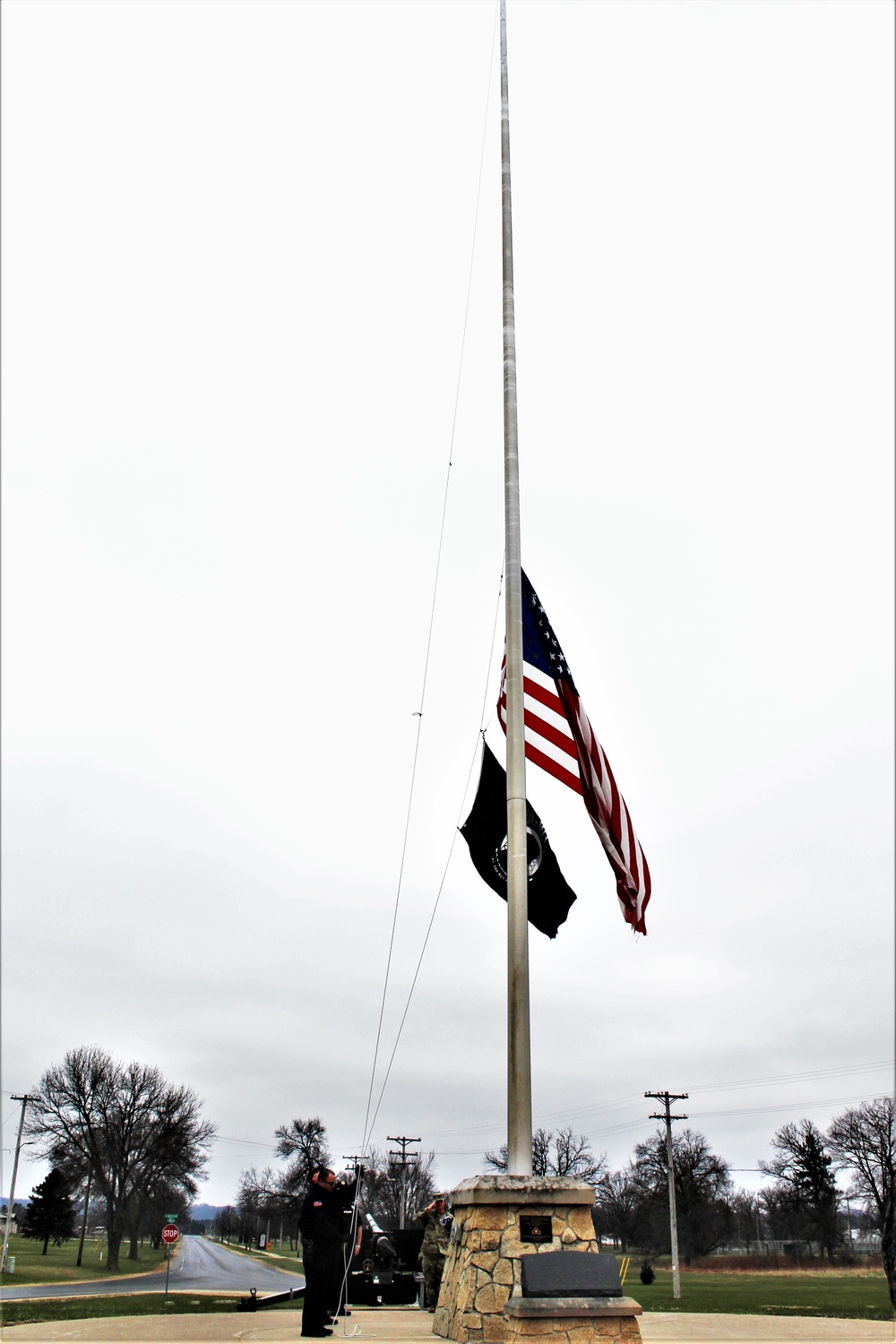 Police officers complete flag duty at Fort McCoy