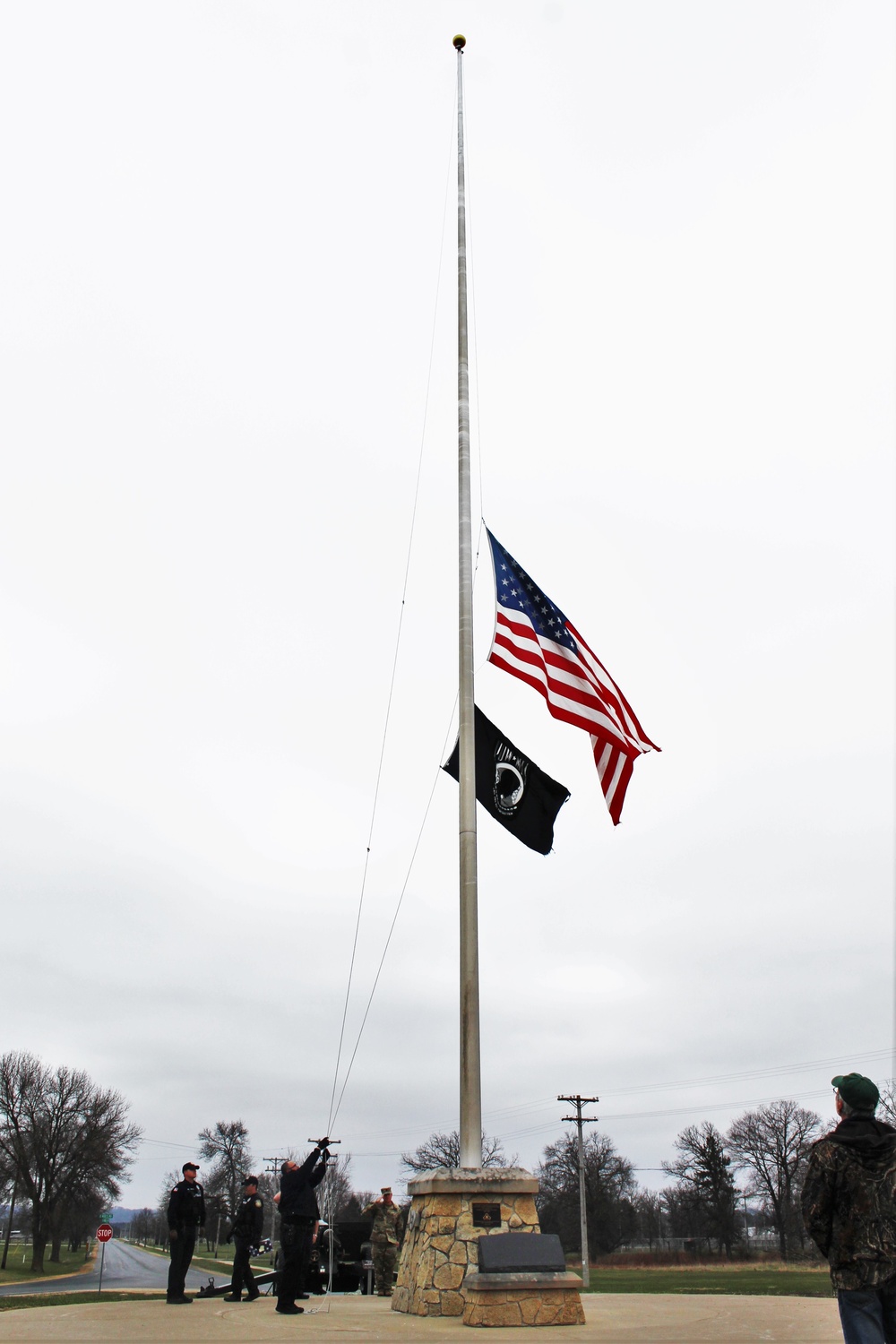 Police officers complete flag duty at Fort McCoy