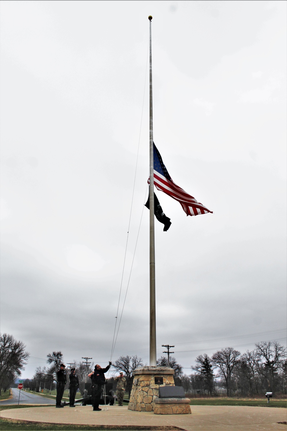 Police officers complete flag duty at Fort McCoy