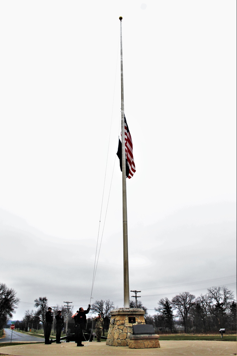 Police officers complete flag duty at Fort McCoy