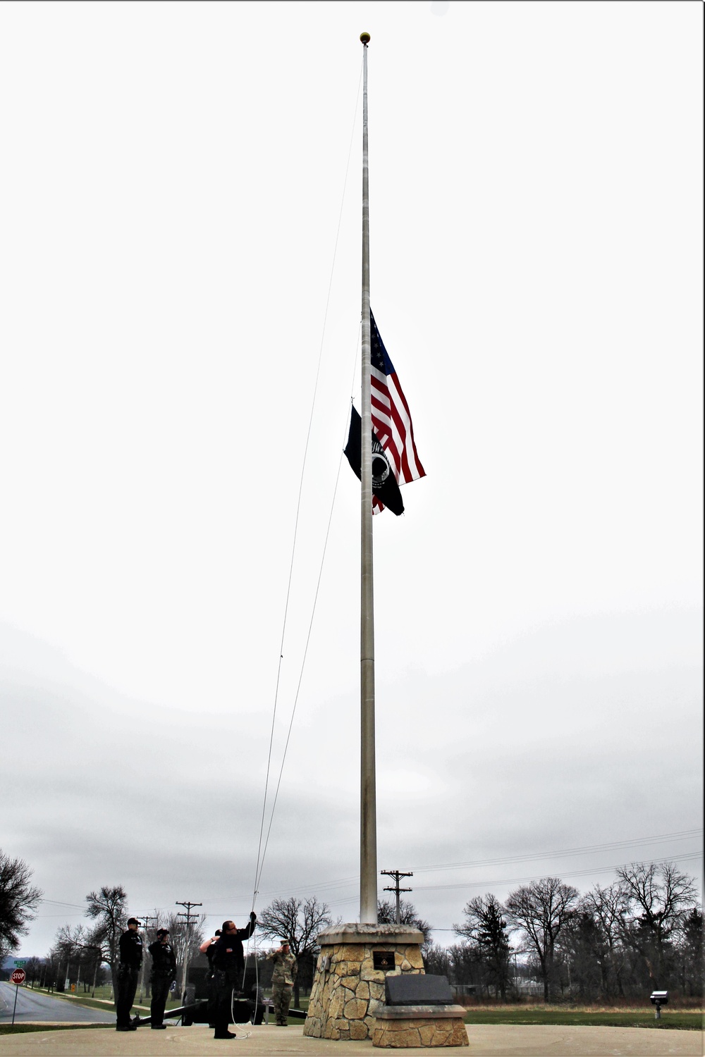 Police officers complete flag duty at Fort McCoy