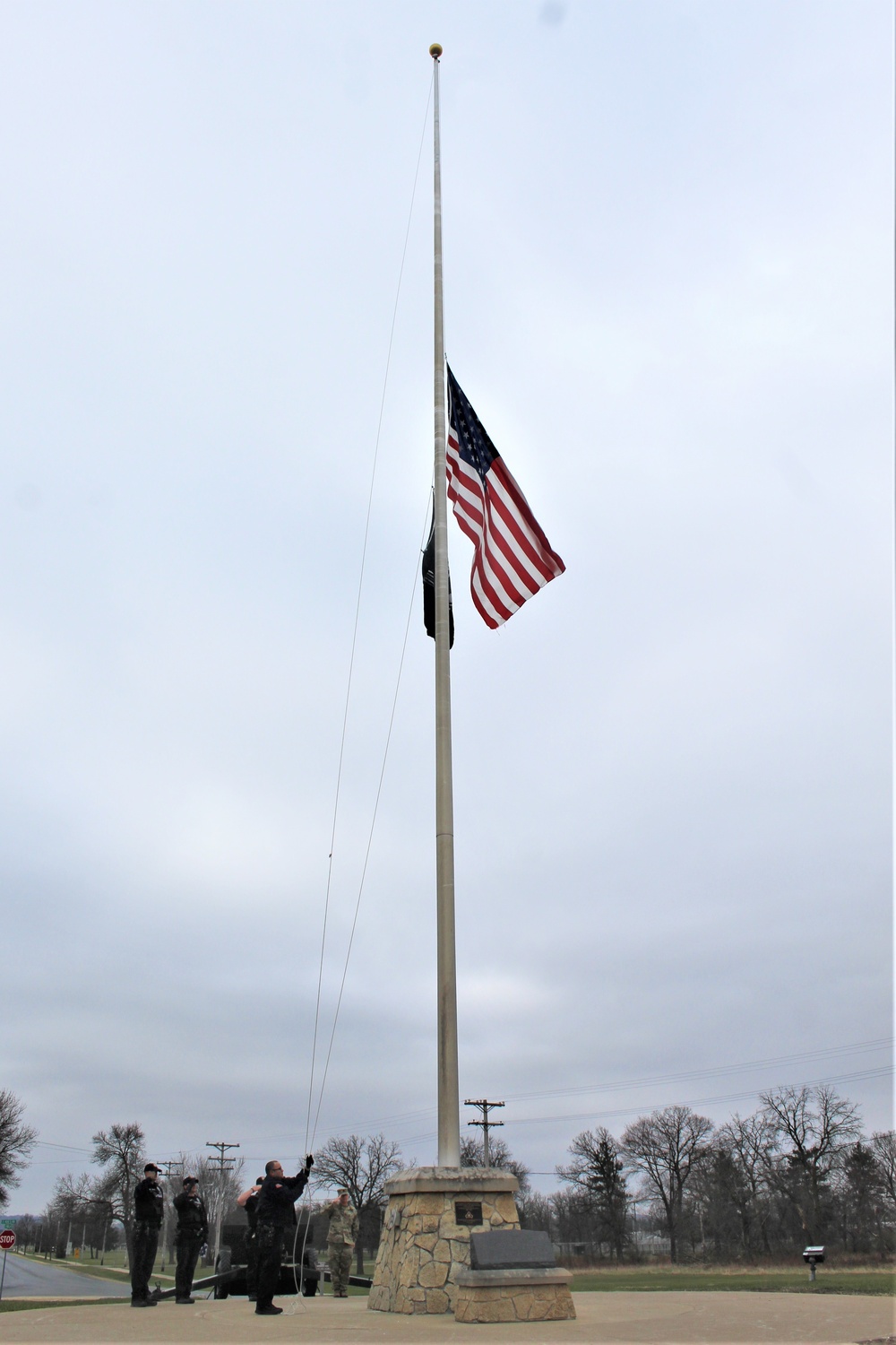 Police officers complete flag duty at Fort McCoy