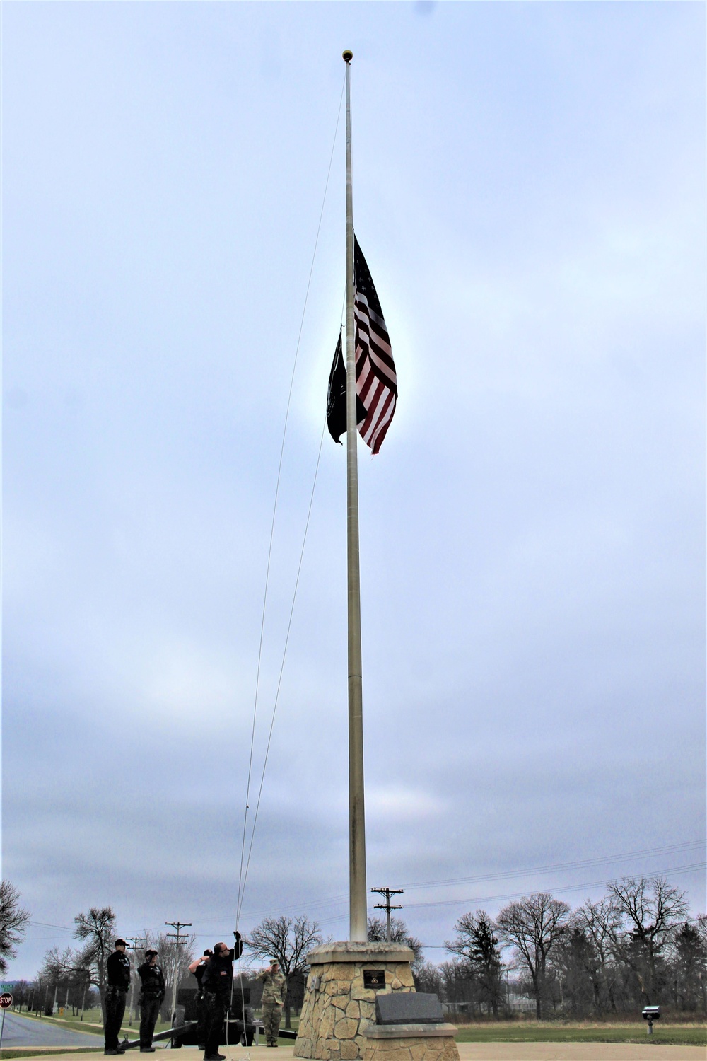 Police officers complete flag duty at Fort McCoy