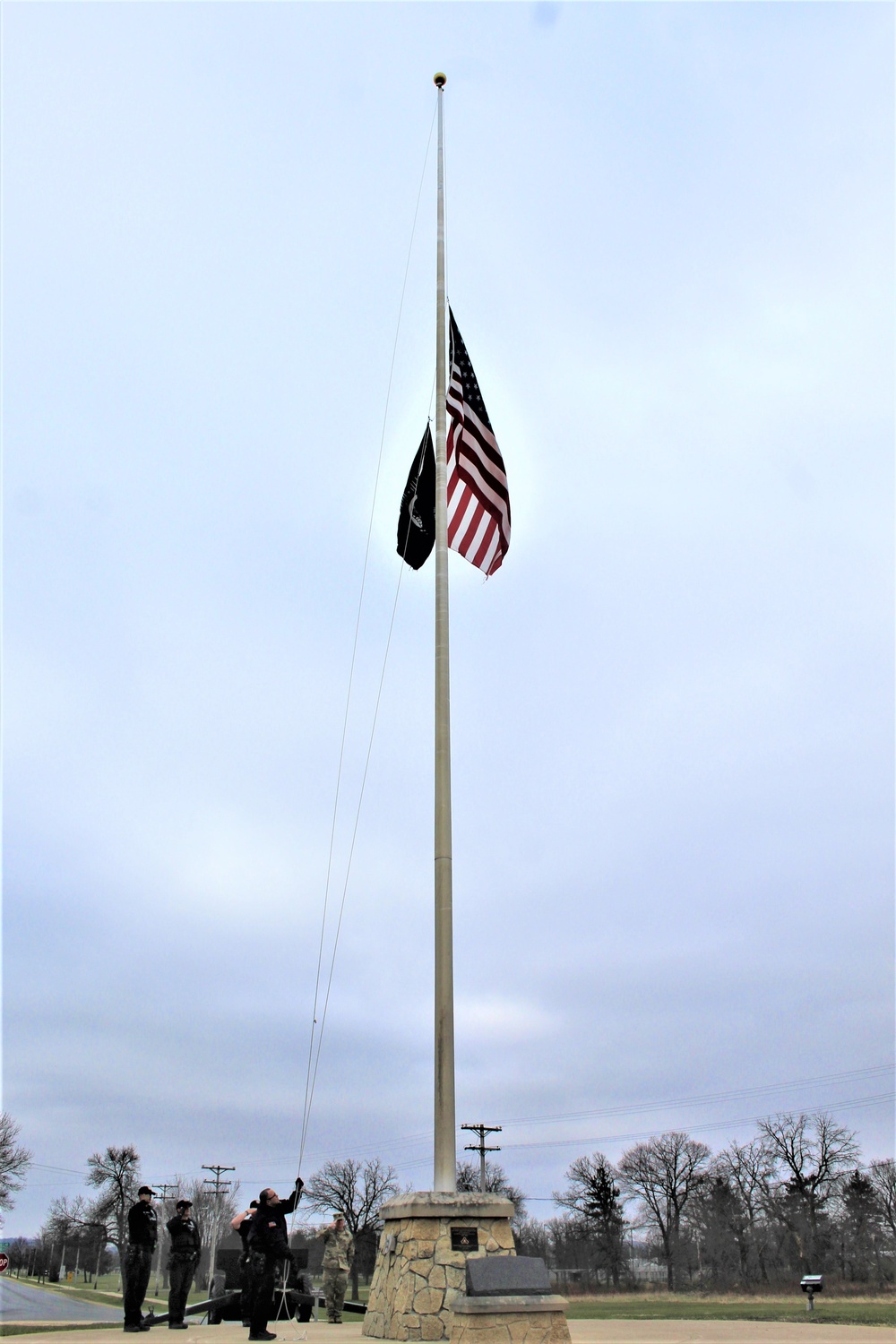 Police officers complete flag duty at Fort McCoy