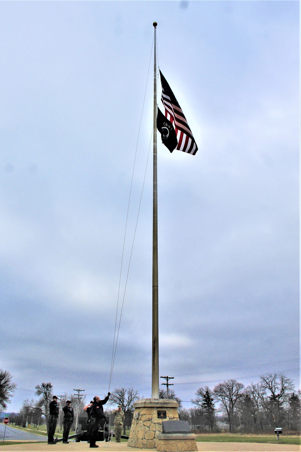 Police officers complete flag duty at Fort McCoy