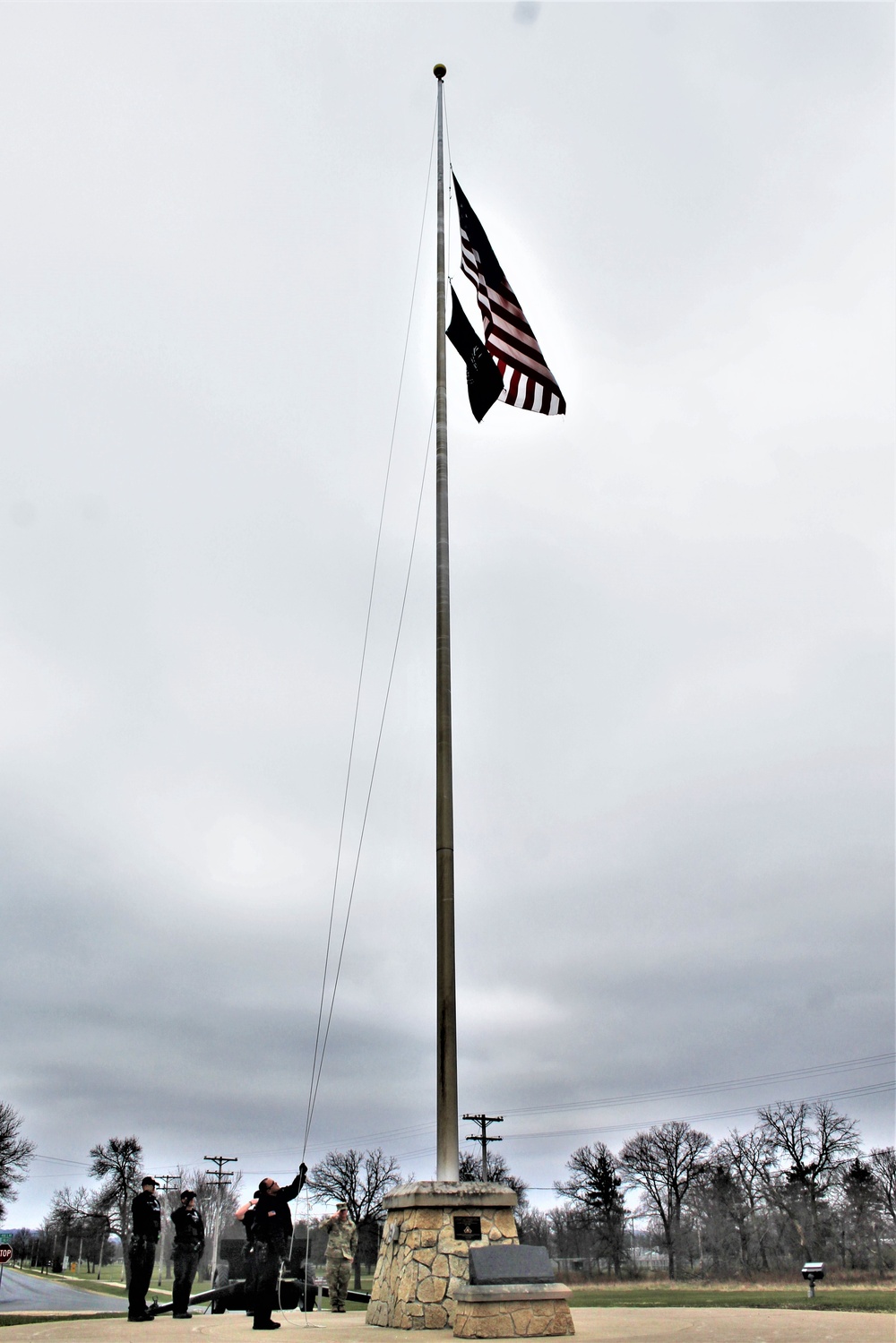 Police officers complete flag duty at Fort McCoy