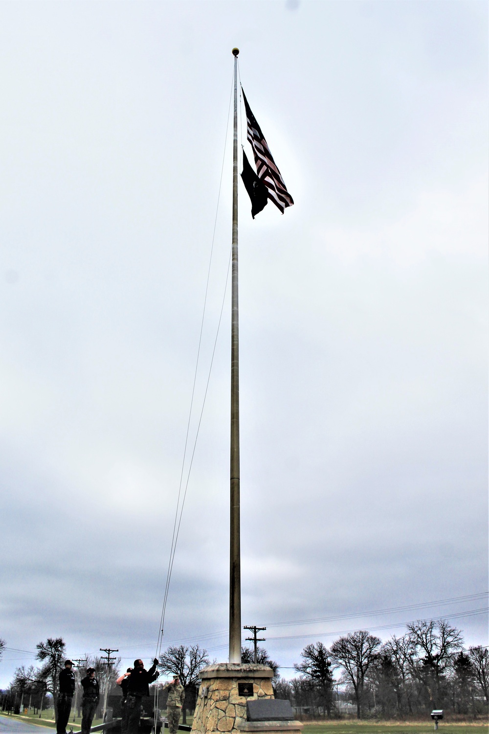 Police officers complete flag duty at Fort McCoy