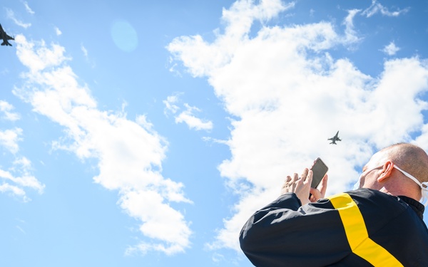 New Jersey salutes flyover