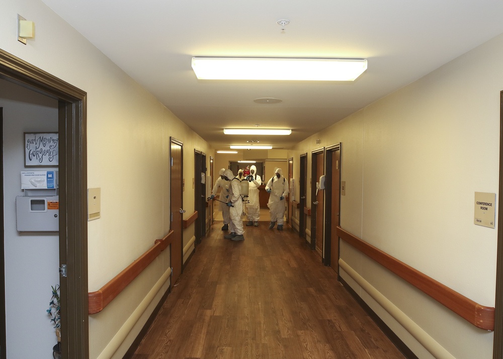National Guard Soldiers begin nursing home disinfection mission