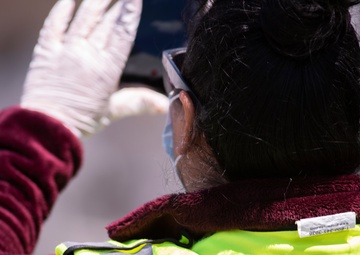 NJ ANG flyover honors essential personnel at testing sites
