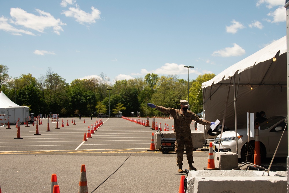 NJ ANG flyover honors essential personnel at testing sites