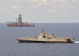 USS Gabrielle Giffords maintains persistent presence near West Capella