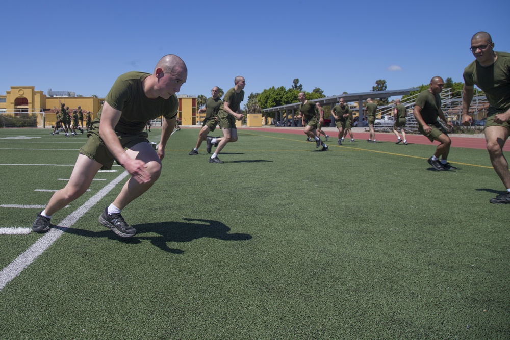 Bravo Company 4x400 Intervals
