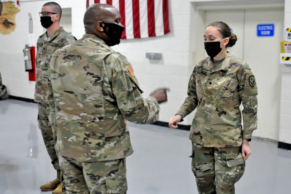 NJ TAG Visits Somerset Armory to Observe Troops Training