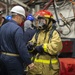 GHWB Sailors Conduct Firefighting Drill