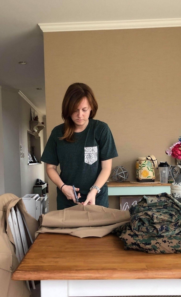The Home Front: Families sew masks for 31st MEU Marines