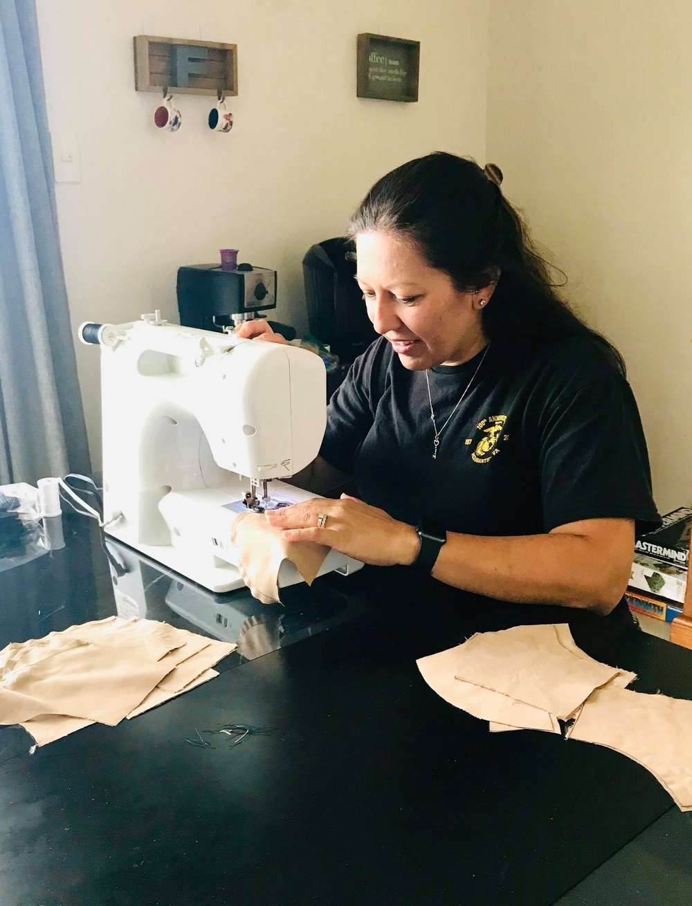 The Home Front: Families sew masks for 31st MEU Marines