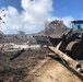 US Navy Seabees help fight wild brushfires in the Northern Mariana Islands